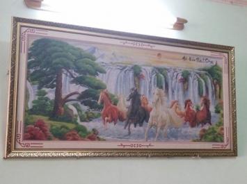 Nhận đóng khung, gắn đèn Led cho tranh