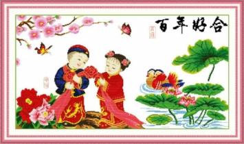 Tranh thêu đám cưới, tình nhân